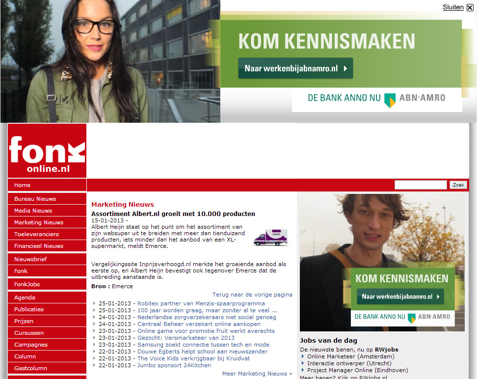 Fonkonline.nl: Assortiment Albert.nl groeit met 10.000 producten