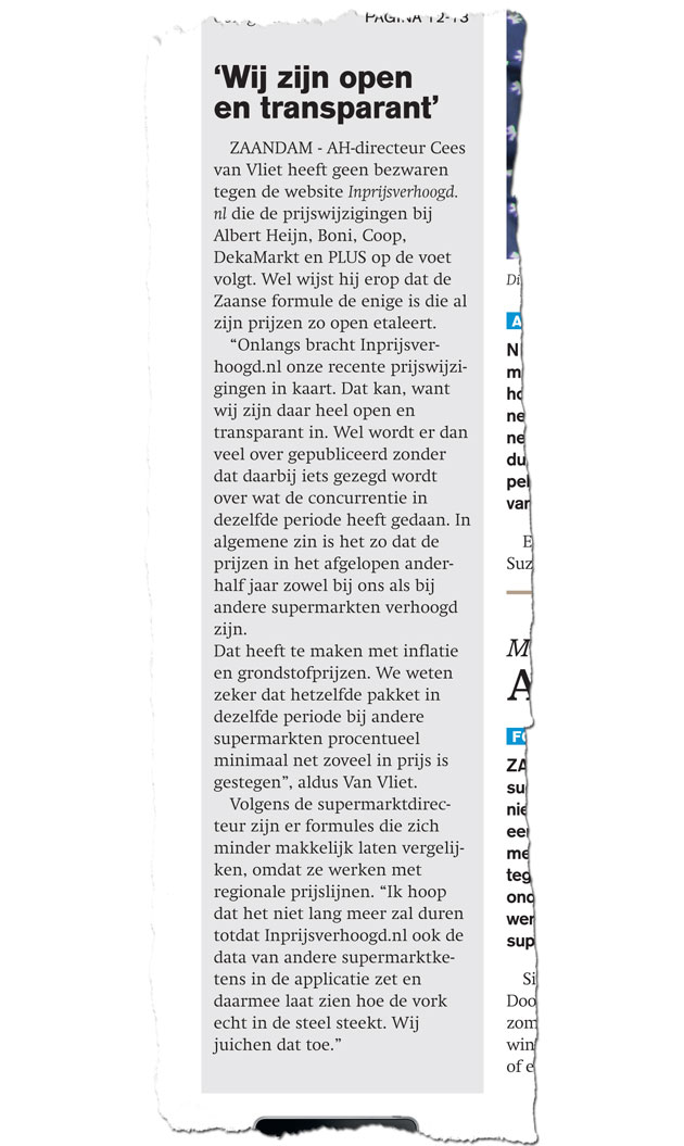 LevensmiddelenKrant week 14 pagina 1