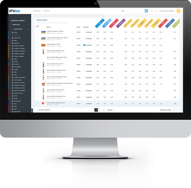 IPV Data tool screenshot